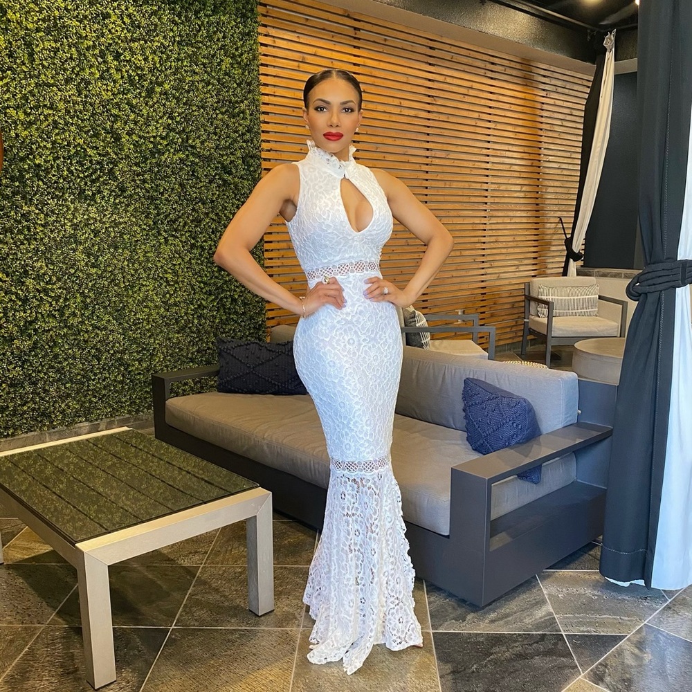 La plantean white dress